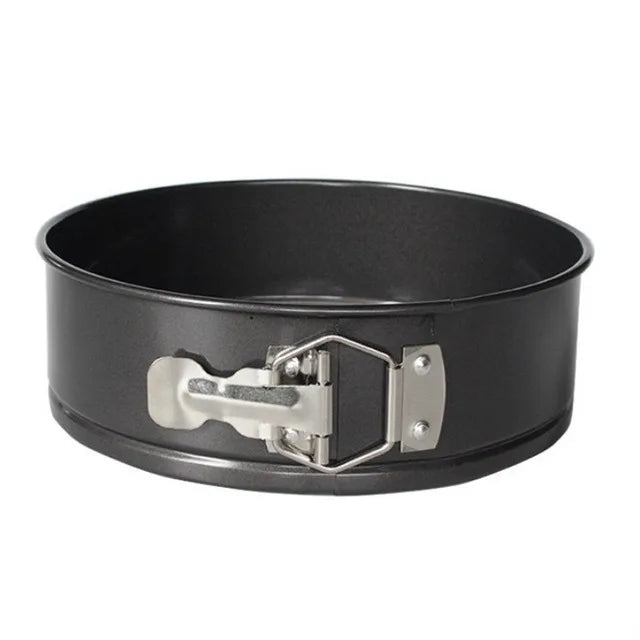 18/20/24/26/28 CM Pan Carbon Steel Baking Mold Bakeware Non Stick Spring Form Round Cake Baking Pan Cake Tool Kitchen Gadget