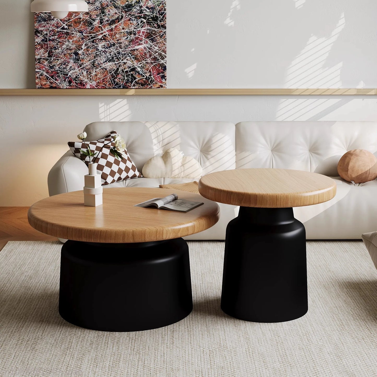 GoDesign LYNCOTT ROUND COFFEE TABLE