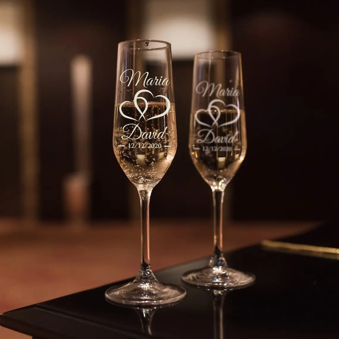 GoDesign LUIGI DECORATIVE CHAMPAGNE GLASS