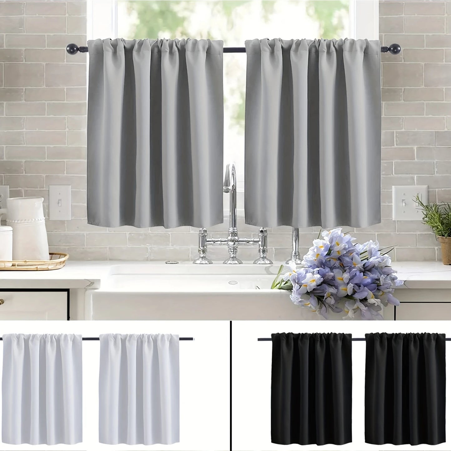 GoDesign 2-PIECE SUNSHADE CURTAINS
