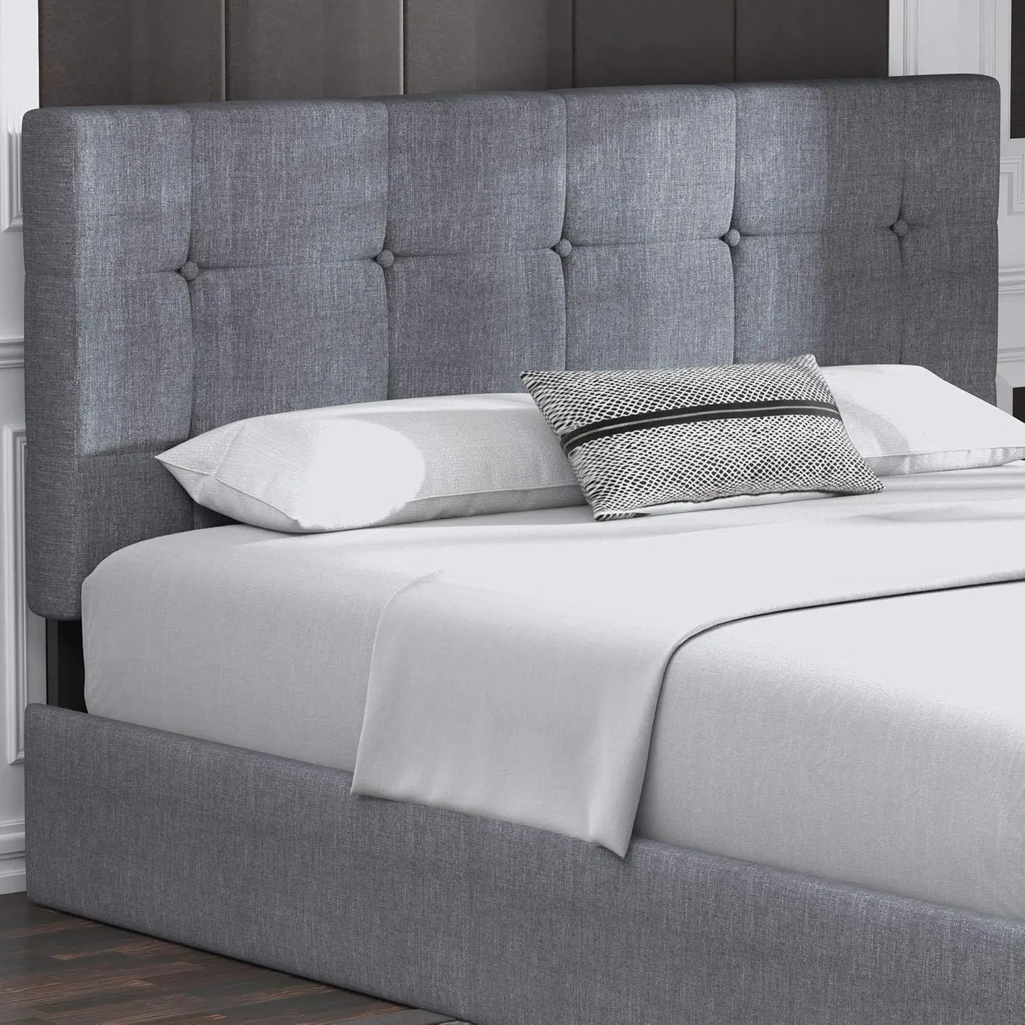 GoDesign STITCH PANEL BED WITH STORAGE