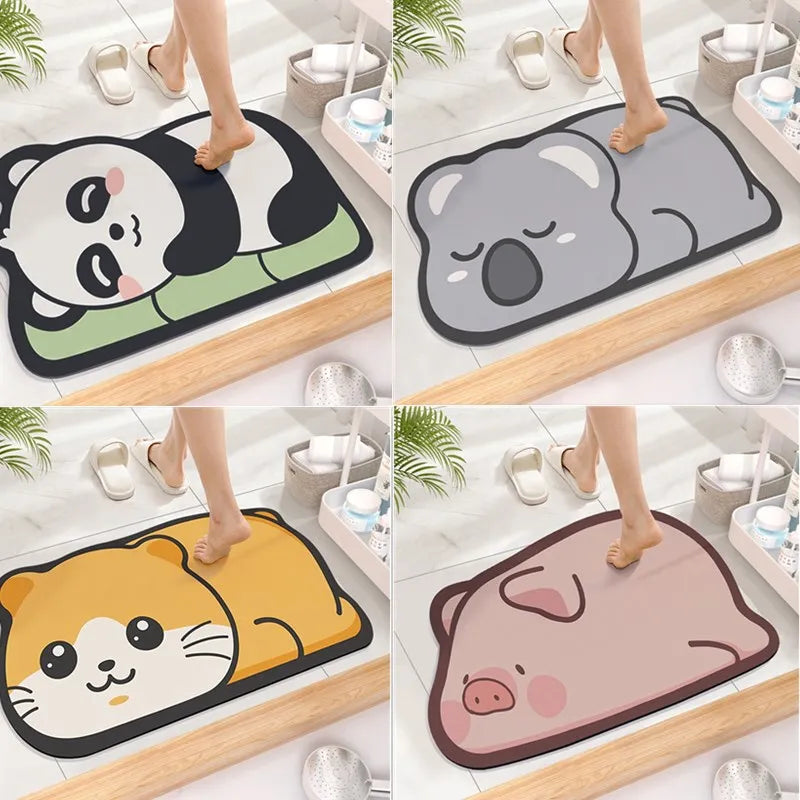 GoDesign 1 SET ANIMAL DECOR BATH MATS