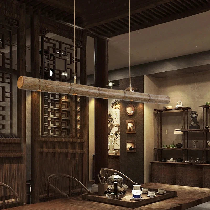 GoDesign BAMBOO BAR COUNTER CHANDELIER