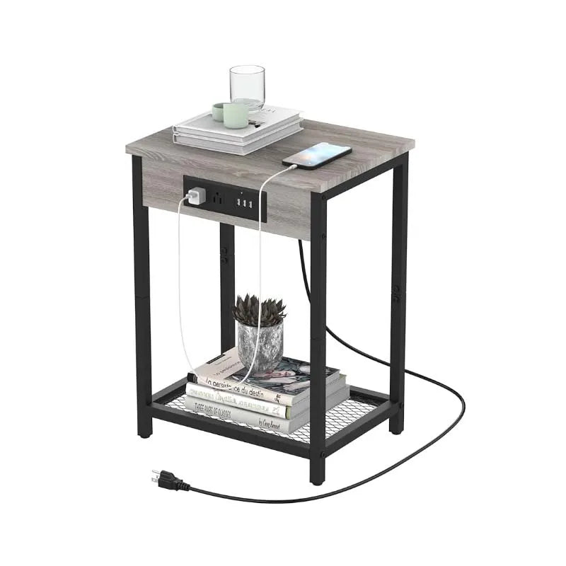 GoDesign ELECTRONIC BEDSIDE TABLE