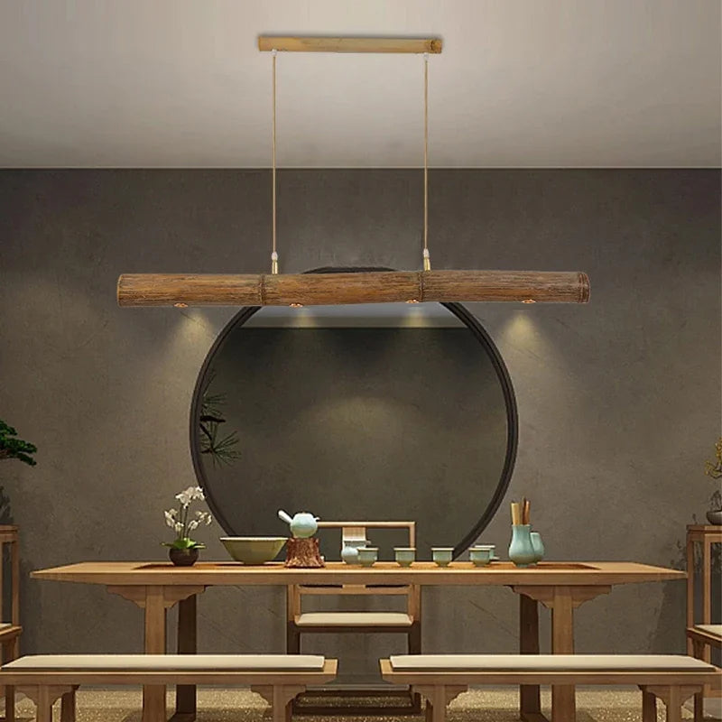 GoDesign BAMBOO BAR COUNTER CHANDELIER