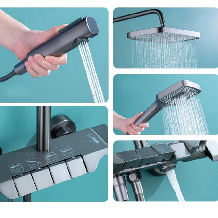 GoDesign RAINFALL SQUARE BIDET SHOWER