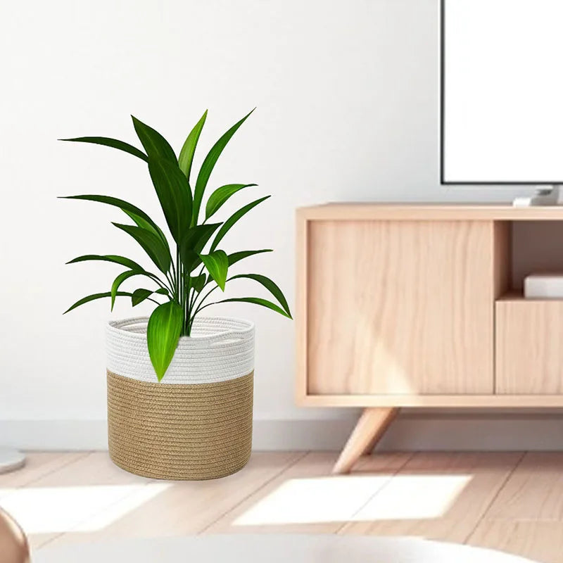 GoDesign ROUND PLANTER x STOREAGE BASKET