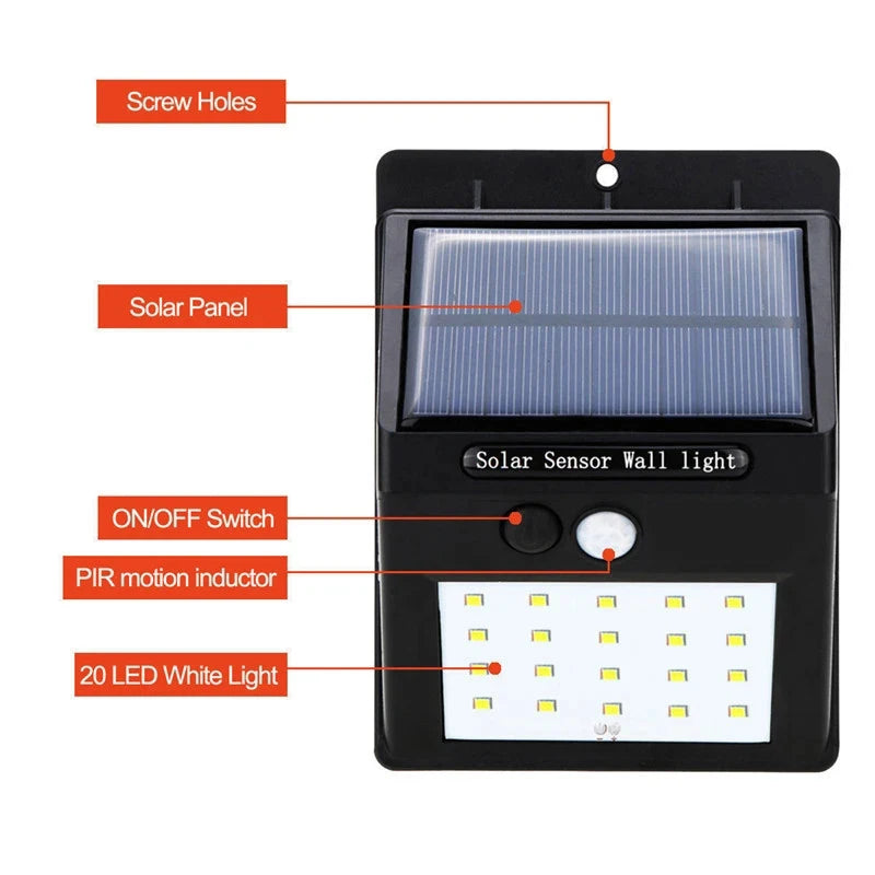 GoDesign OUTDOOR MOTION SENSOR WALL LAMPS