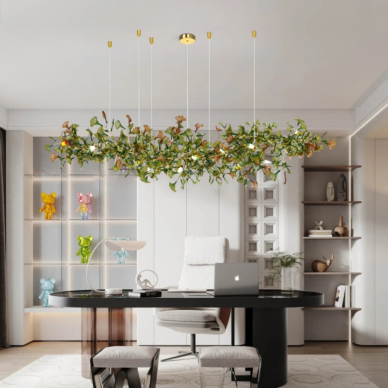 GoDesign AUTUMN GLASS LIVING ROOM CHANDELIER
