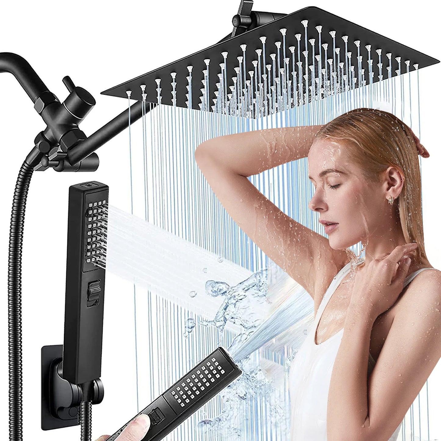 GoDesign RAINFALL SQUARE PLAT SHOWER
