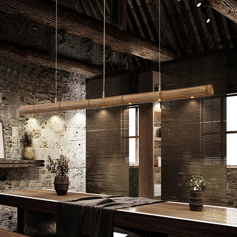 GoDesign BAMBOO BAR COUNTER CHANDELIER