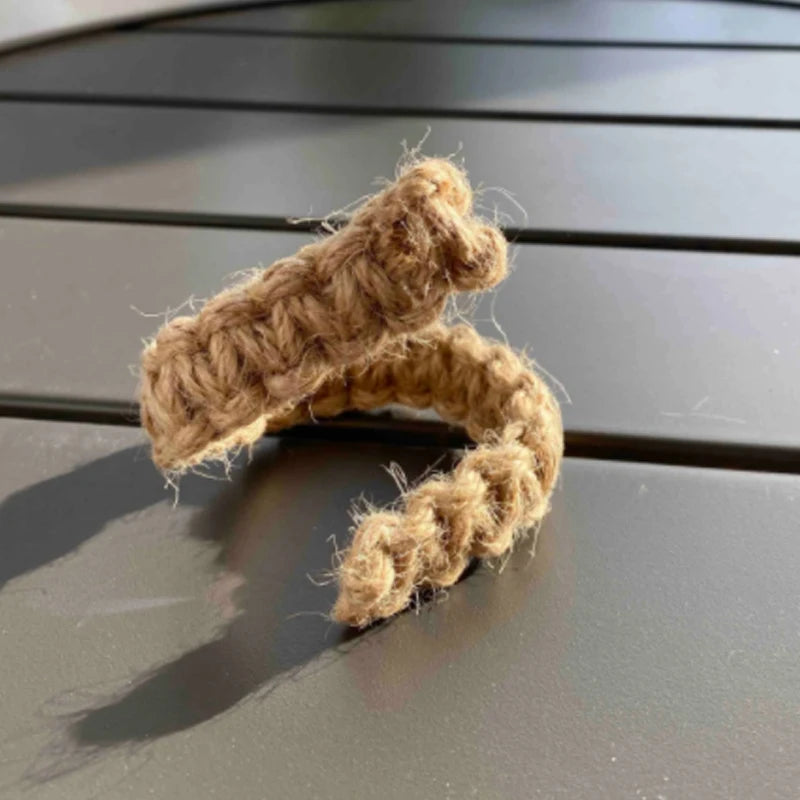 GoDesign SINGLE SET JUTE BRAIDED CURTAIN HOLDER