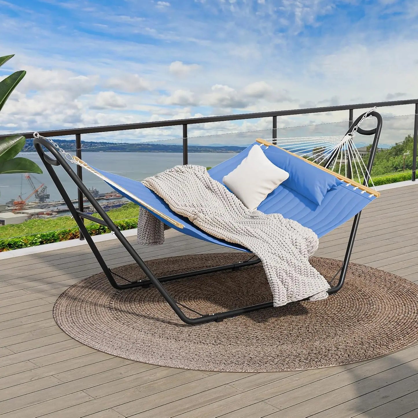GoDesign RATTAN PATIO HAMMOCK