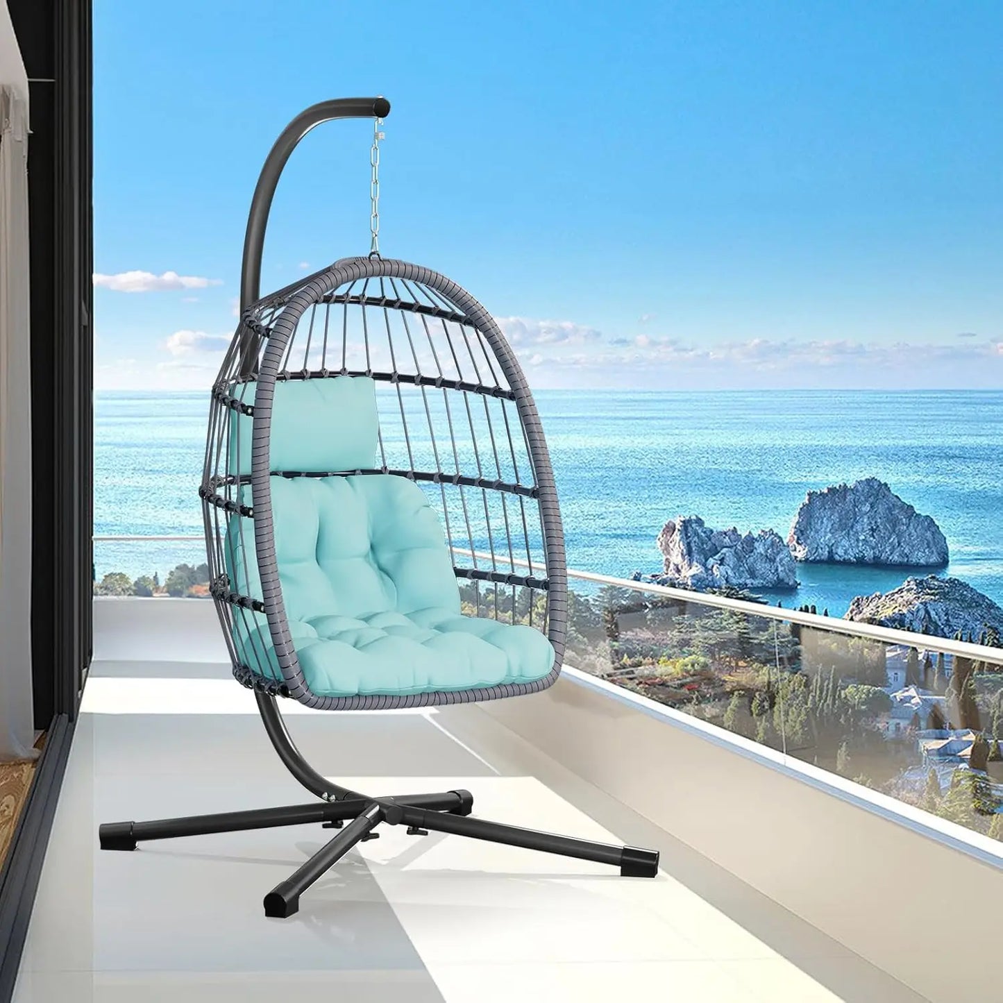 GoDesign WICKER PATIO HAMMOCK