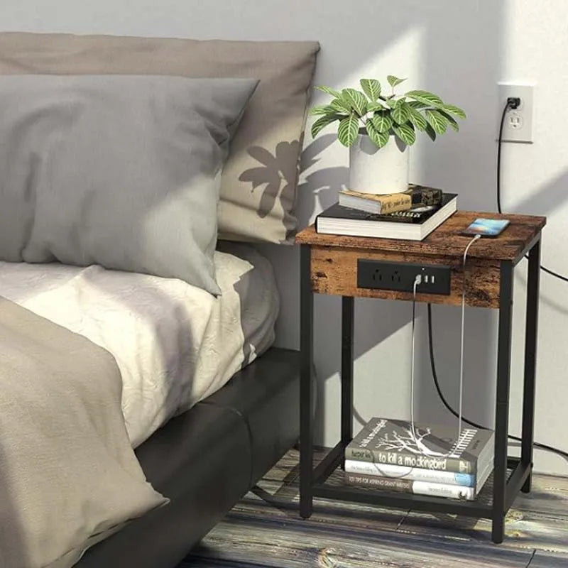 GoDesign ELECTRONIC BEDSIDE TABLE