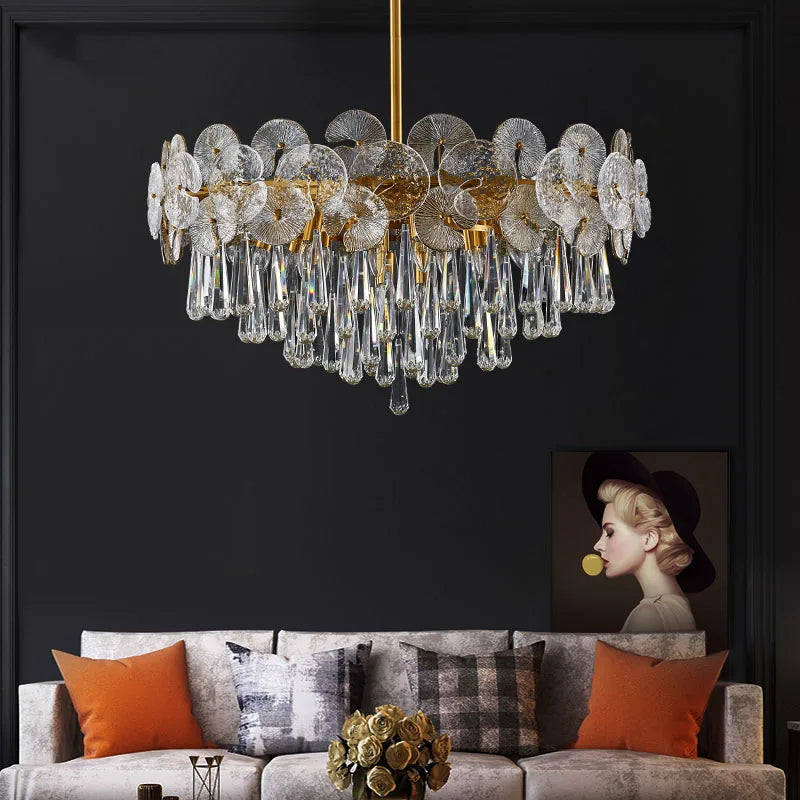 GoDesign LOTUS FLOWER LIVING ROOM CHANDELIER
