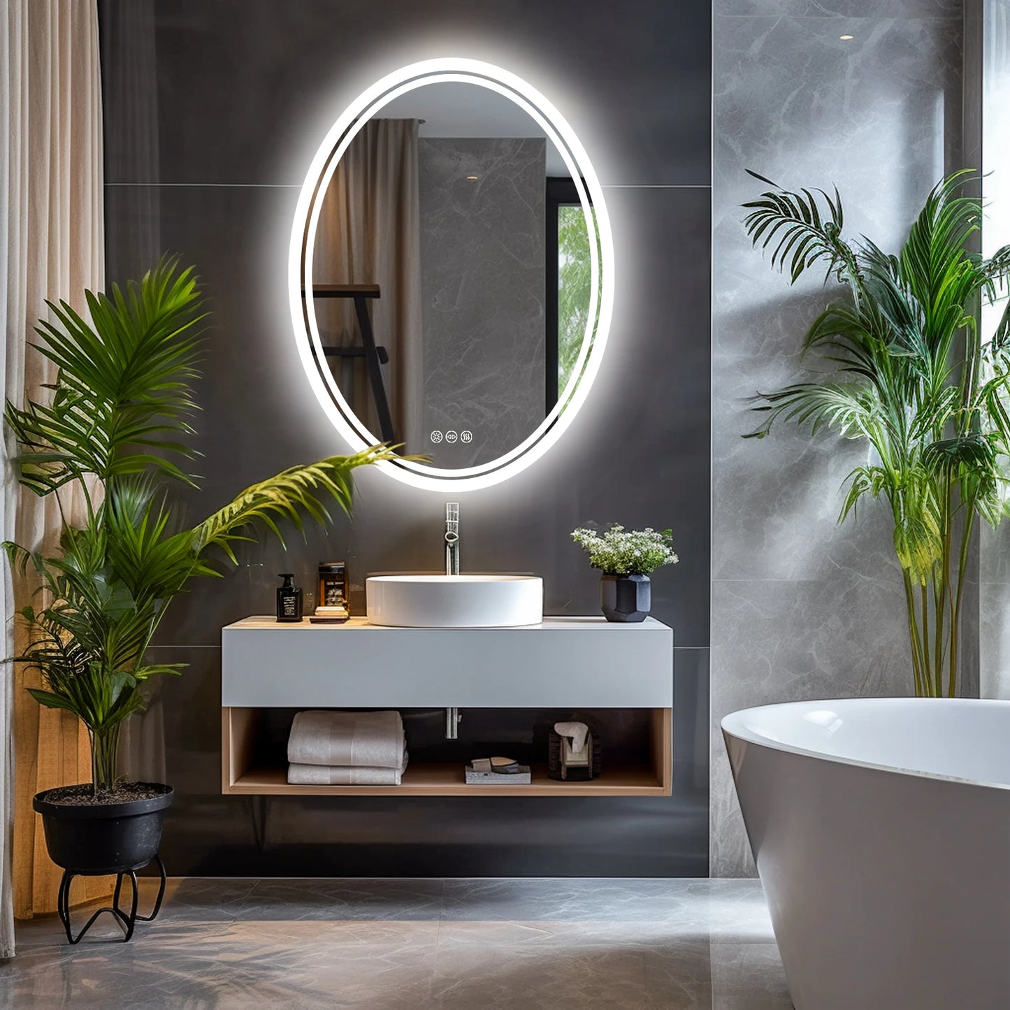 GoDesign ROUND LED MIRROR