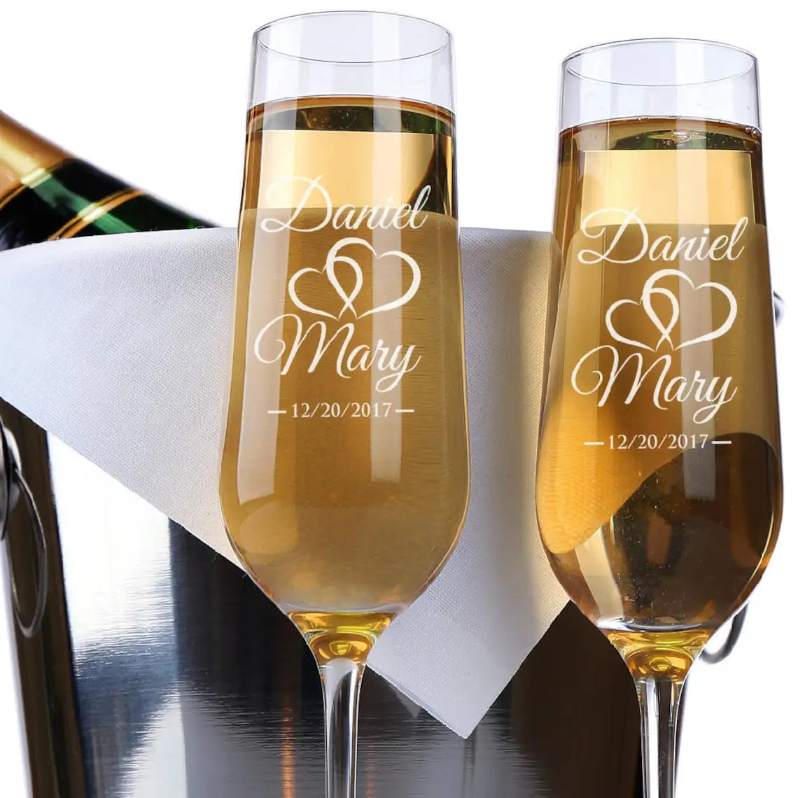 GoDesign LUIGI DECORATIVE CHAMPAGNE GLASS