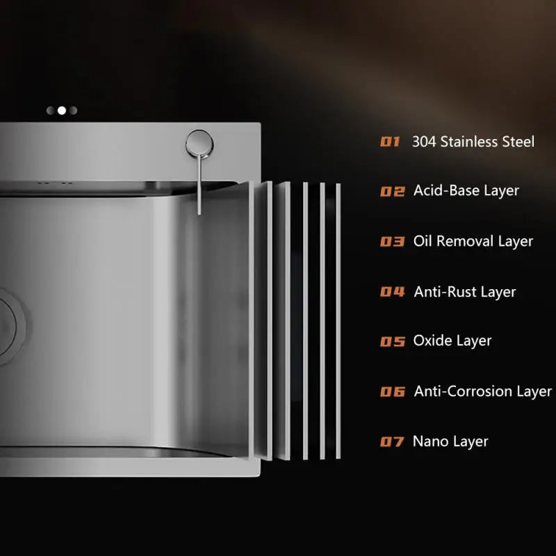 GoDesign SILVER WASHBASIN KITCHEN SINK