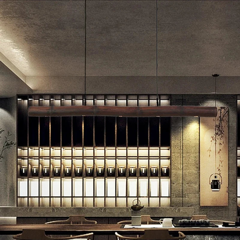 GoDesign BAMBOO BAR COUNTER CHANDELIER