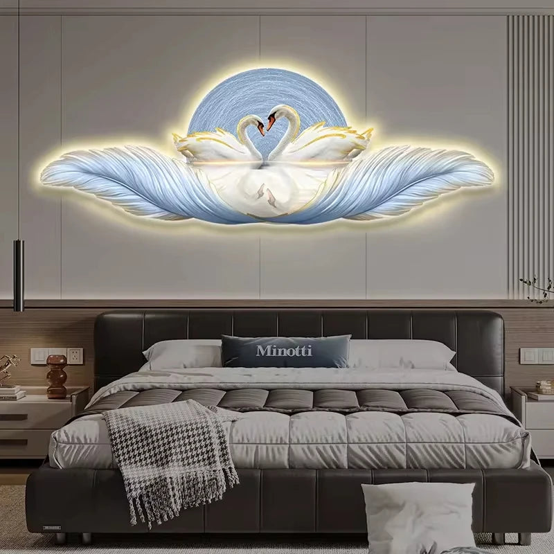 GoDesign FEATHER SWAN ART PIECE