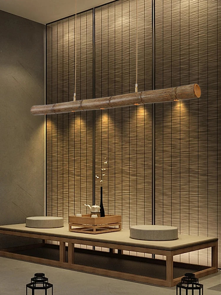 GoDesign BAMBOO BAR COUNTER CHANDELIER
