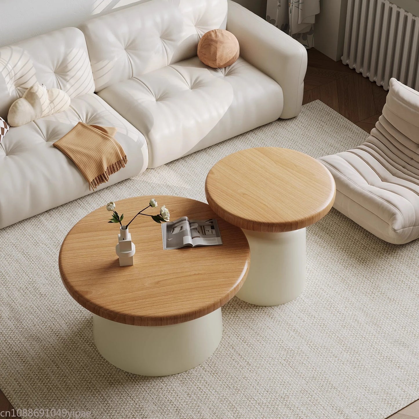 GoDesign LYNCOTT ROUND COFFEE TABLE