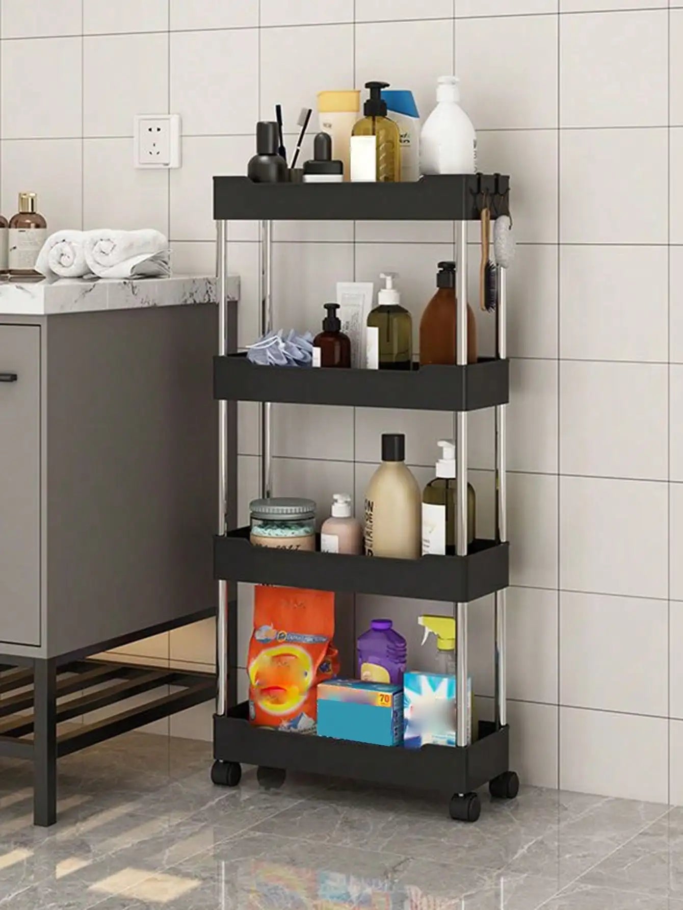 GoDesign MULTI-LAYER MOBILE KITCHEN STORAGE