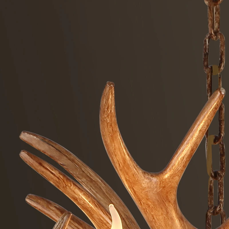 GoDesign DEER ANTLER LIVING ROOM CHANDELIER