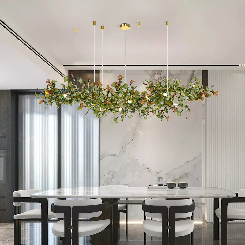 GoDesign AUTUMN GLASS LIVING ROOM CHANDELIER