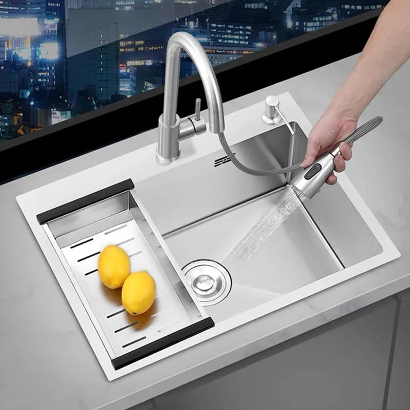 GoDesign SILVER WASHBASIN KITCHEN SINK