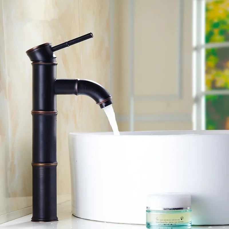 GoDesign BAMBOO STYLE SINGLE LEVER BASIN MIXER