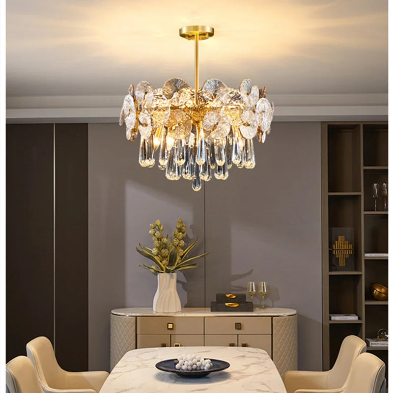 GoDesign LOTUS FLOWER LIVING ROOM CHANDELIER