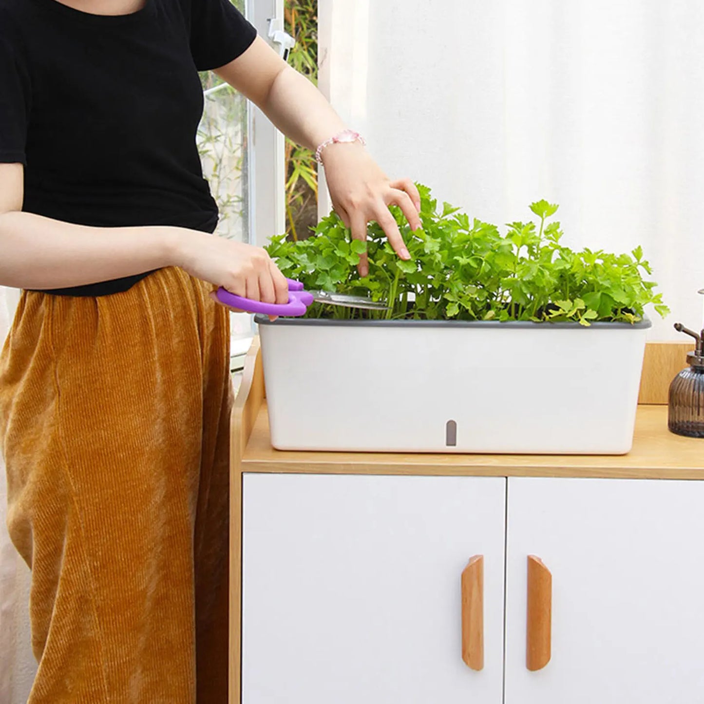 GoDesign REC SELF-WATERING PLANTER