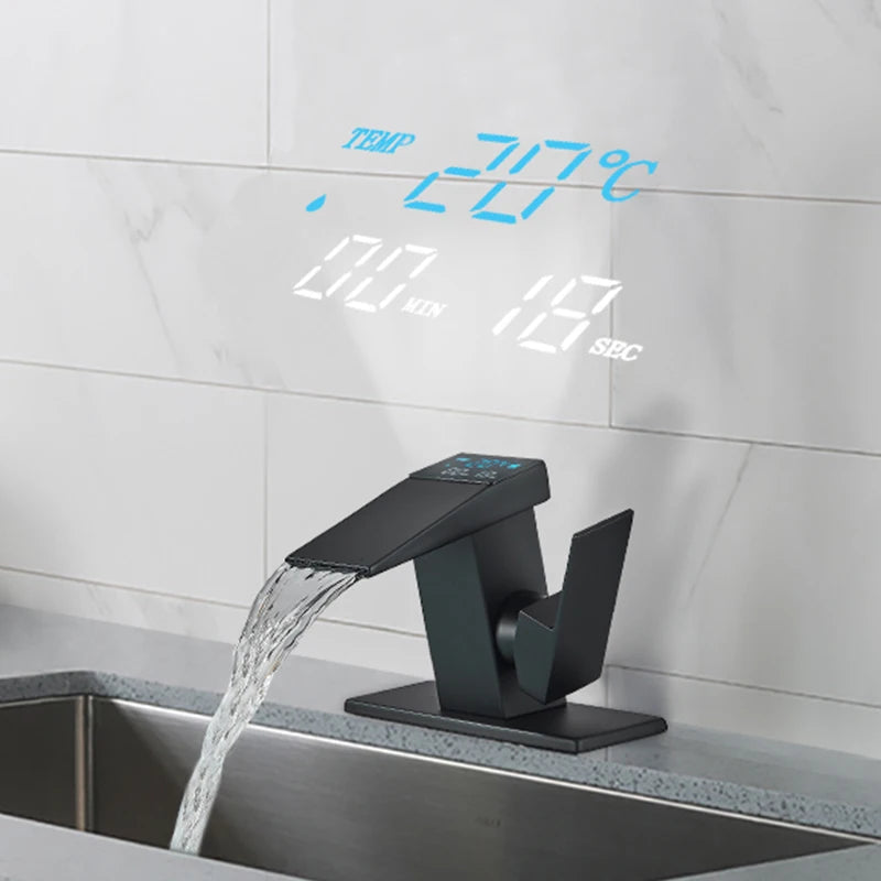 GoDesign ELECTRIC SINGLE SIDE LEVER BASIN MIXER