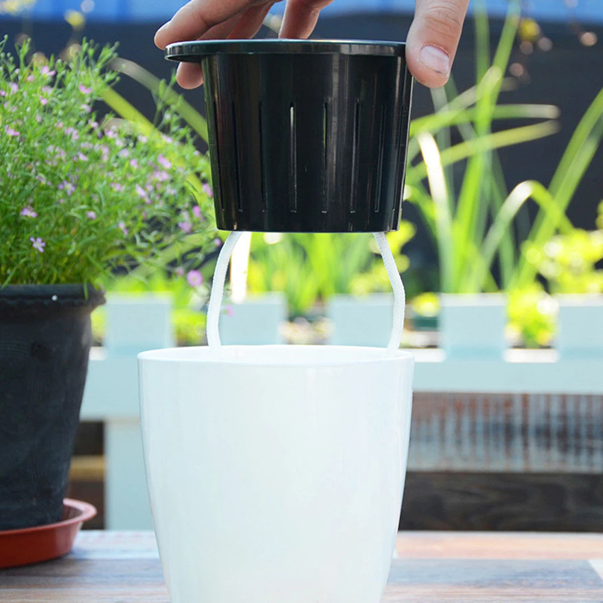 GoDesign SELF-WATERING PLANTER