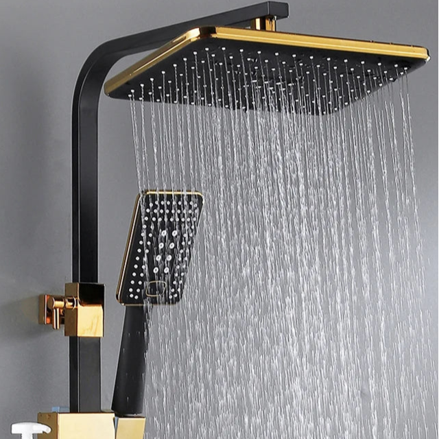 GoDesign RAINFALL SQUARE GRIFO SHOWER