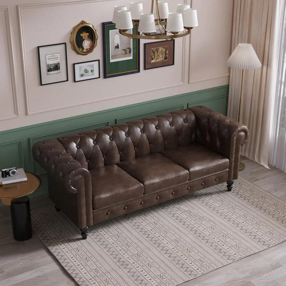 GoDESIGN TUFTED 3-PIECE SECTIONAL