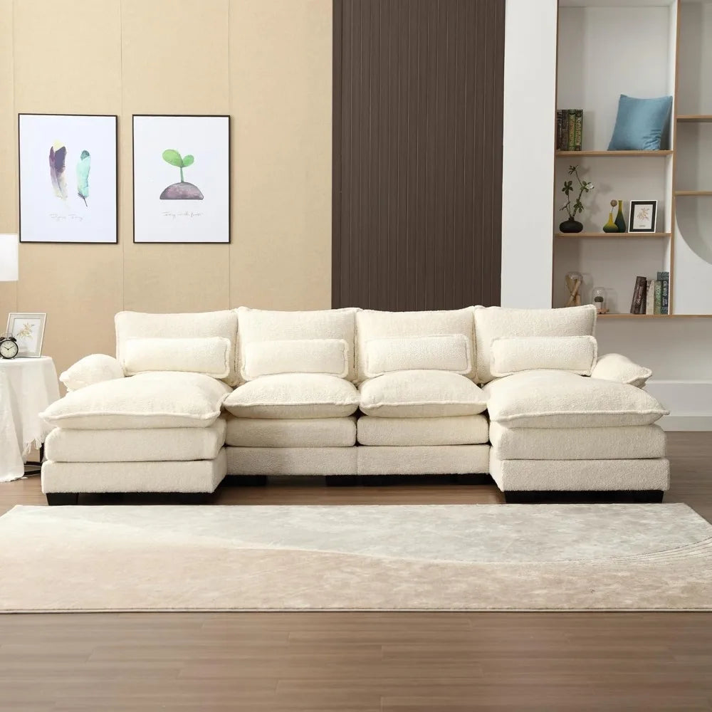 GoDESIGN 2-PIECE SECTIONAL WITH DOUBLE CHAISE