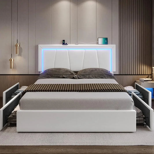 GoDesign FAUX PANEL BED