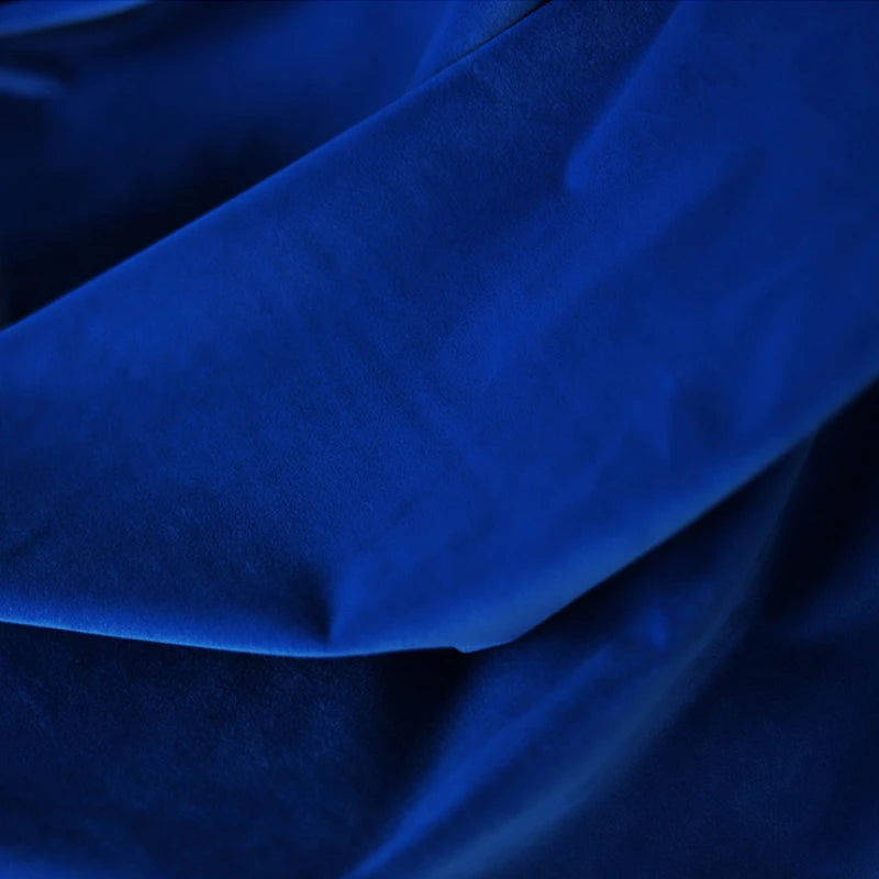 GoDesign 1-PIECE KLEIN BLUE CURTAINS
