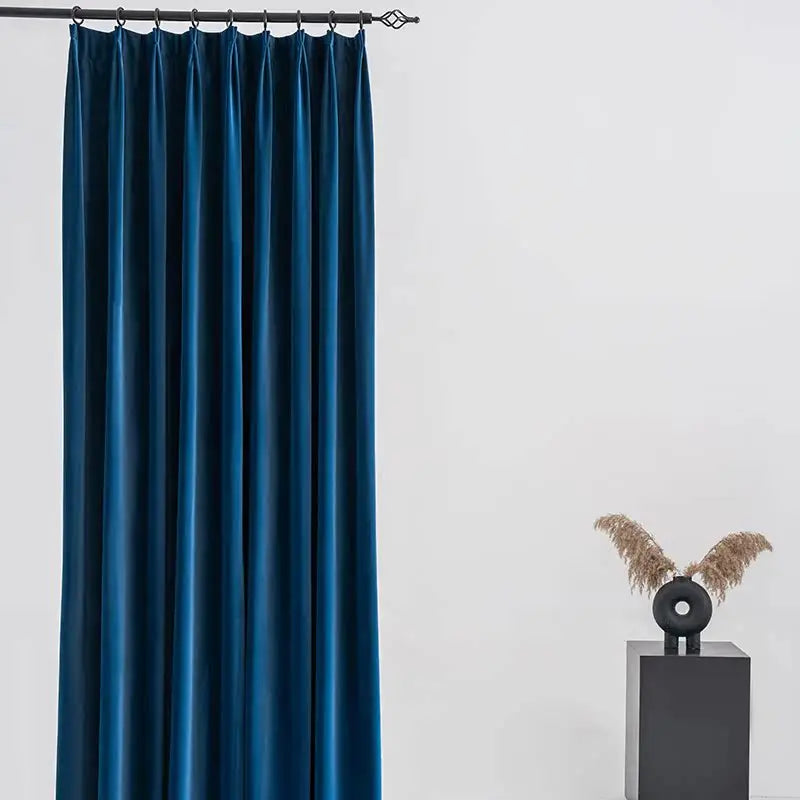 GoDesign 1-PIECE KLEIN BLUE CURTAINS