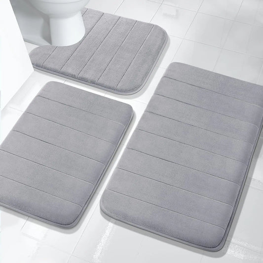 GoDesign 3 SET SOLID BATH MATS