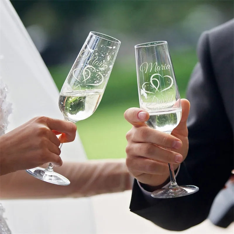 GoDesign LUIGI DECORATIVE CHAMPAGNE GLASS