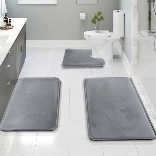 GoDesign 3 SET SOLID BATH MATS