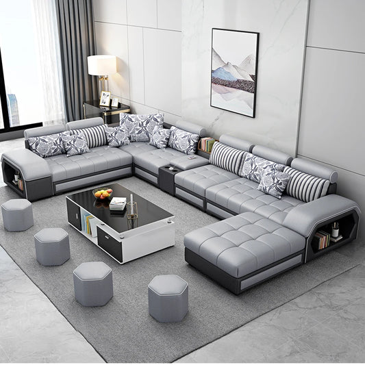 GoDESIGN 12-PIECE CLOTH SECTIONAL SET