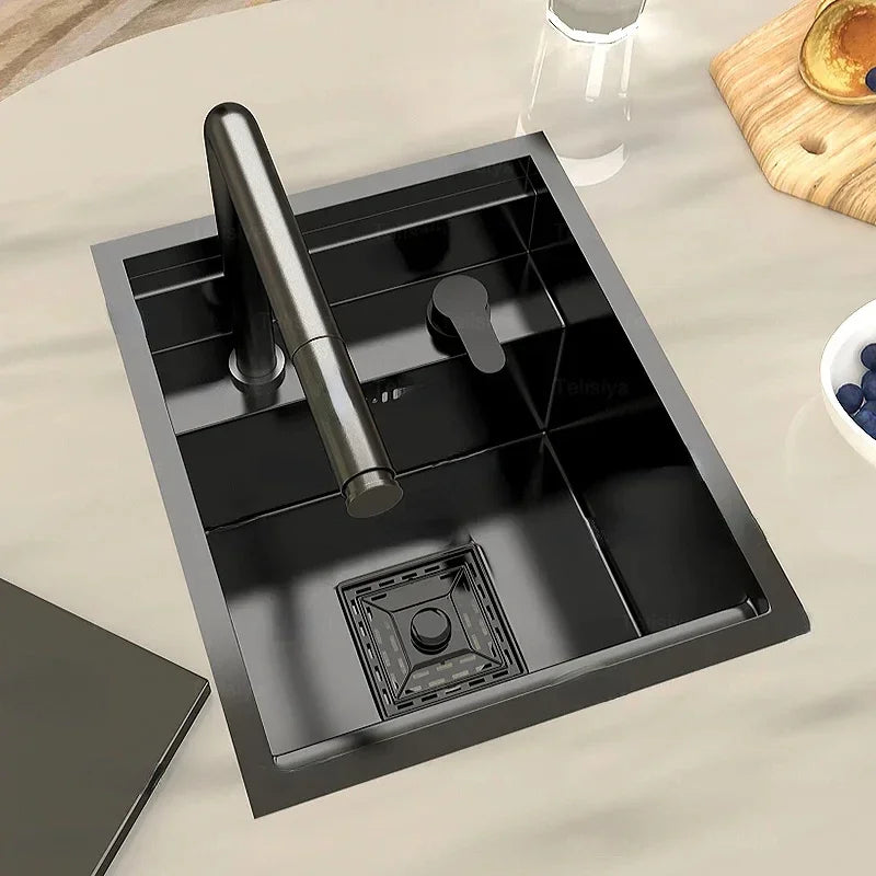 GoDesign BLACK BAR KITCHEN SINK